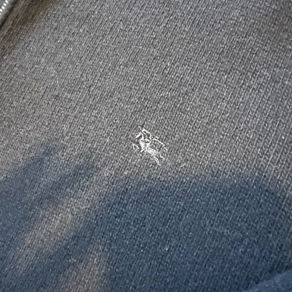 Burberry half zip sweater